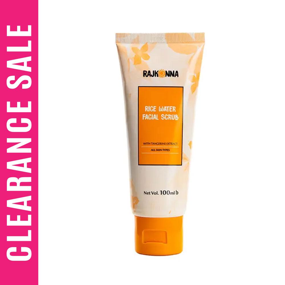 Rajkonna Rice Water Facial Scrub (Expiry Date - December 2026) – 100ml