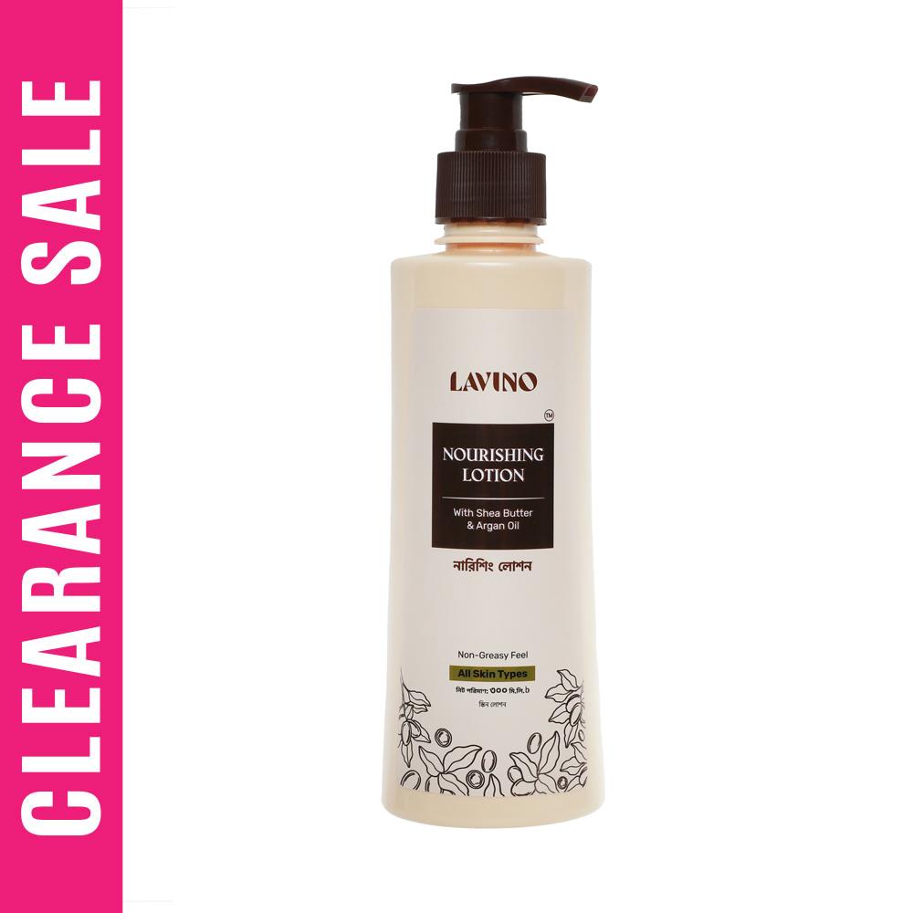 Lavino Nourishing Lotion With Shea Butter & Argan Oil (Expiry Date - November 2026) – 300ml