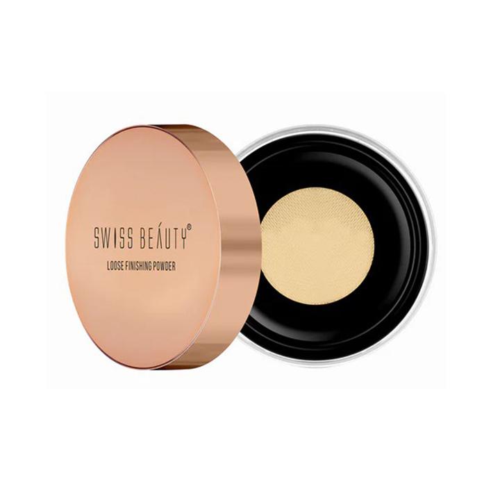 Swiss Beauty Ultra Fine Loose Finish Powder-Shade 02 - Banana Powder – 8gm
