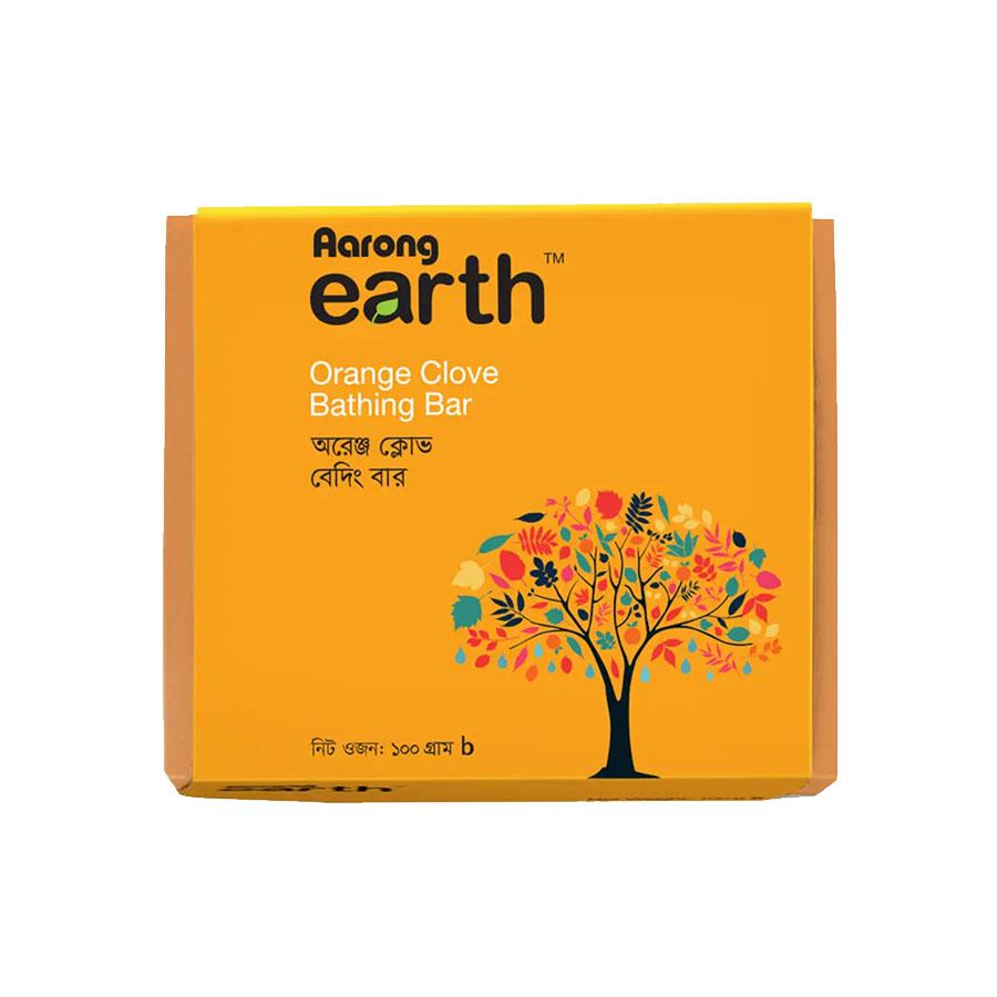 Orange Clove Bathing Bar – Aarong Earth – 100gm
