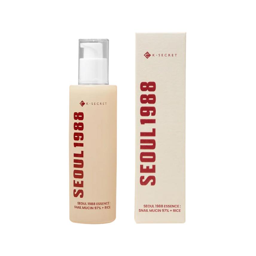 KSECRETSEOUL 1988 Essence : Snail Mucin 97% + Rice 100ml – 100 ml