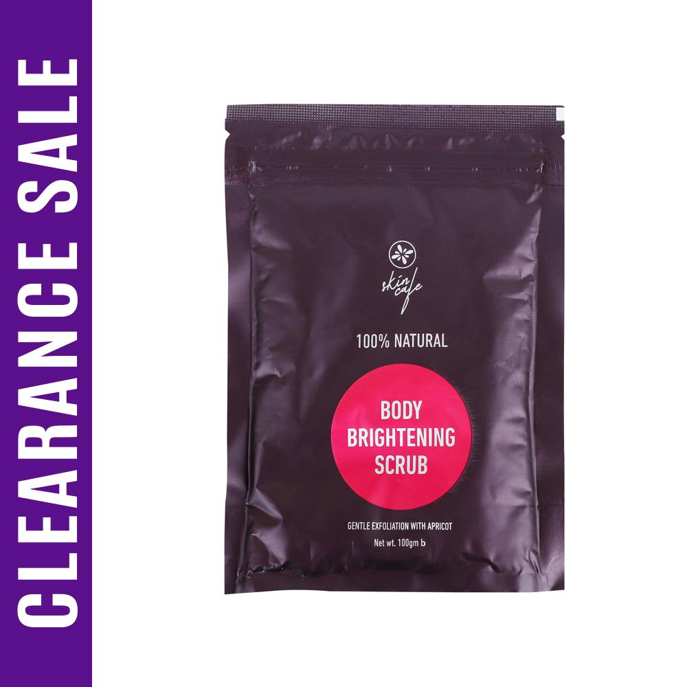 Skin Cafe 100% Natural Body Brightening Scrub (Expiry Date - May 2028) – 100gm