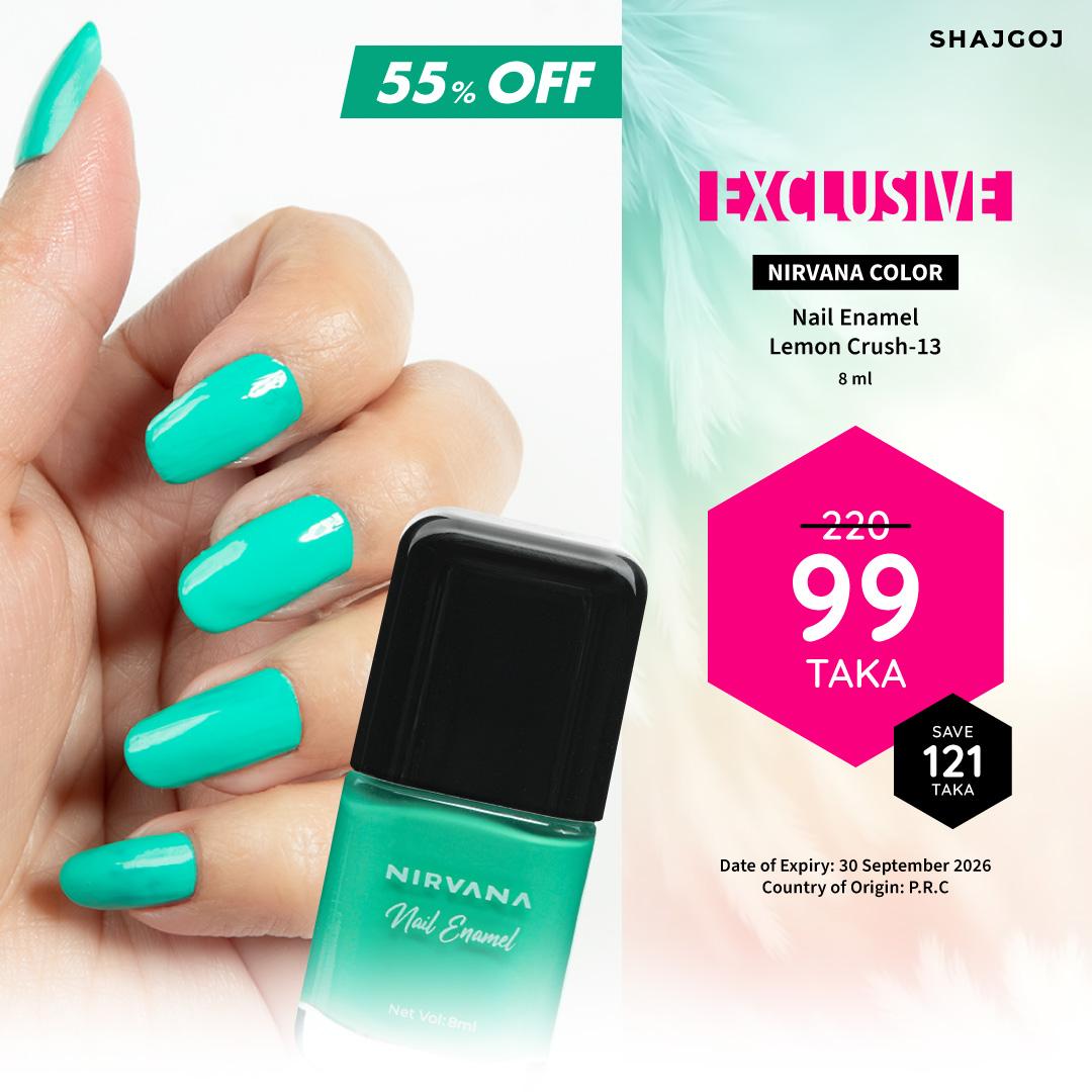 Nirvana Color Nail Enamel - Lemon Crush-13 – 8ml