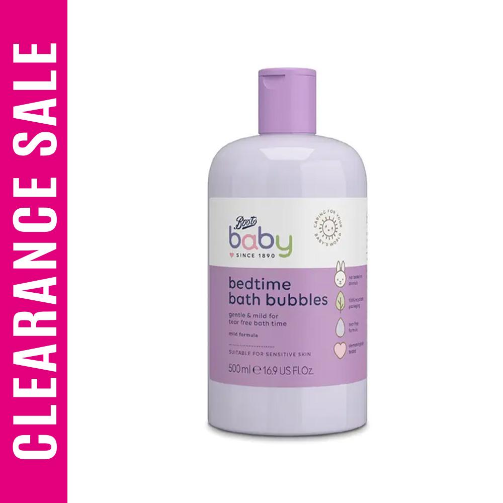 Boots Baby Bedtime Bath Bubbles (Expiry:10/10/2025) – 500ml