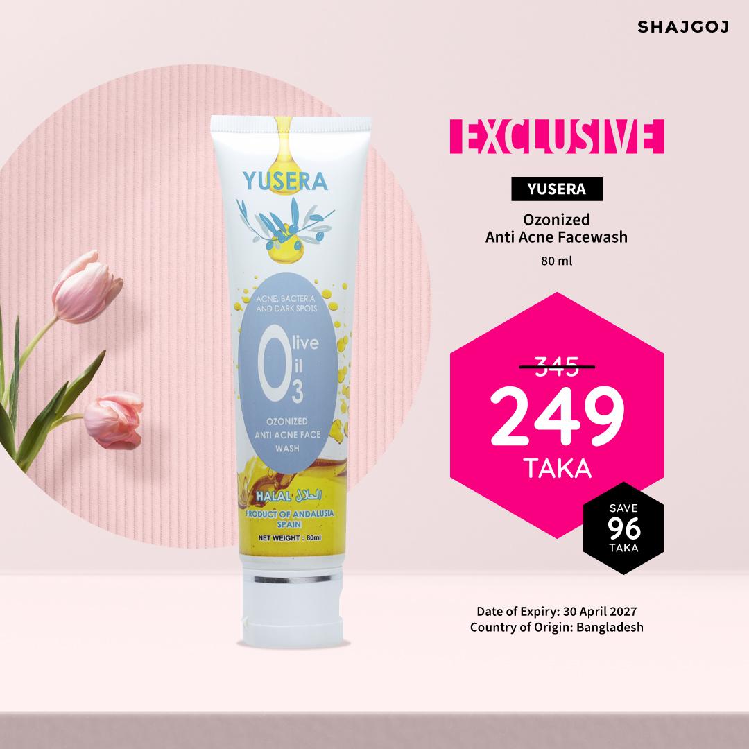 Yusera Ozonized Anti Acne Facewash – 80ml