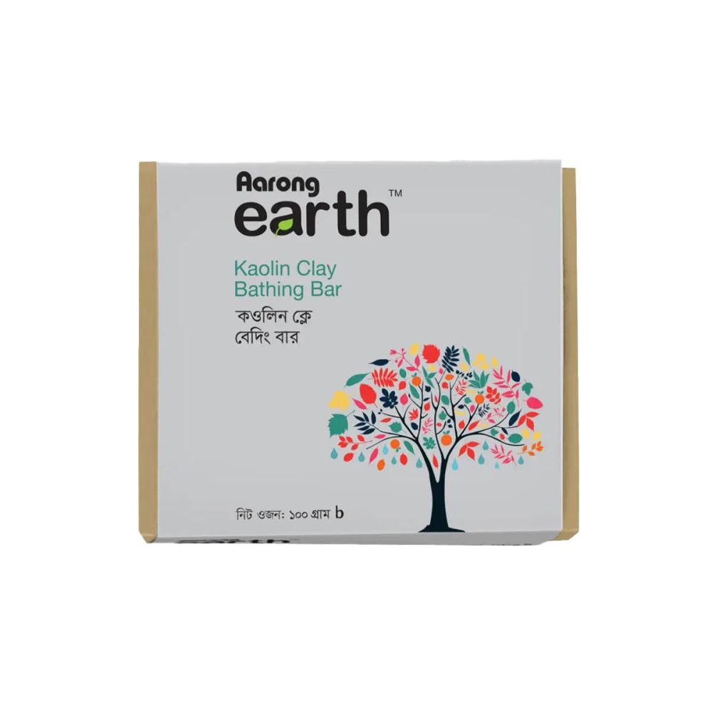 Aarong Earth Kaolin Clay Bathing Bar – 100 gm