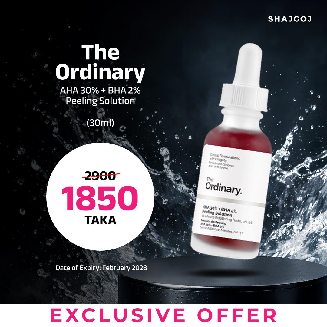 The Ordinary AHA 30% + BHA 2% Peeling Solution – 30ml