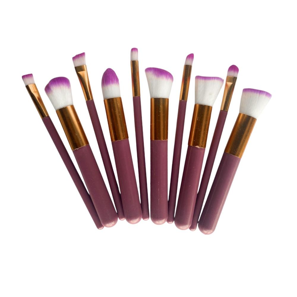 KB 10pcs Brush Set - Purple