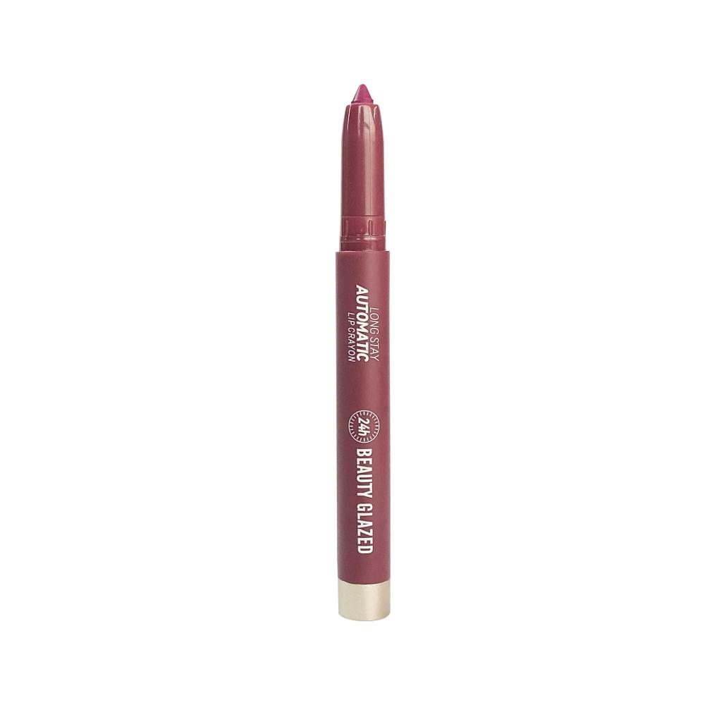 Beauty Glazed Long Stay Automatic Lip Crayon B105 BRUISED PLUM – 1.35 gm