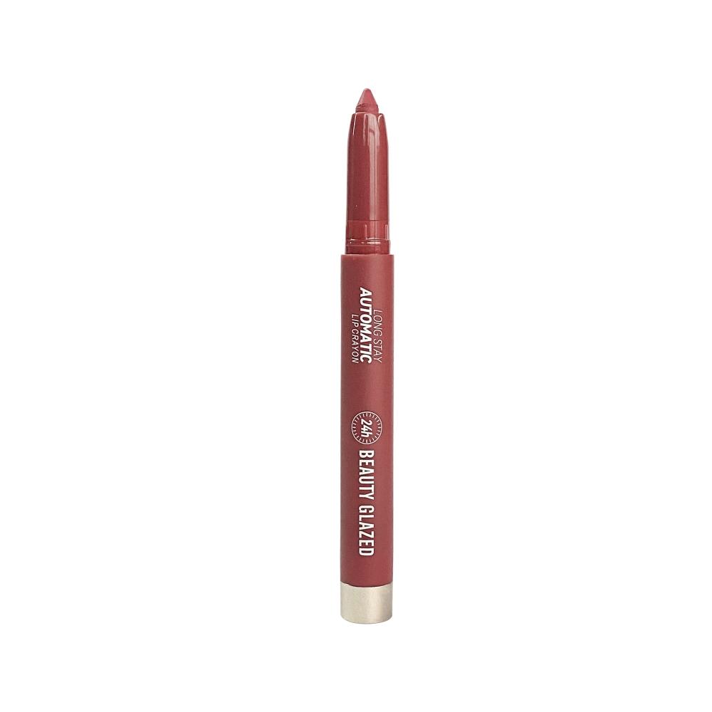 Beauty Glazed Long Stay Automatic Lip Crayon B107 CORAL – 1.35 gm