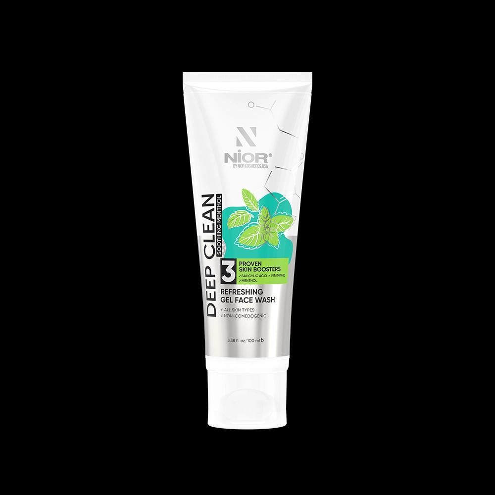 NIOR Deep Clean Gel Facewash Soothing Menthol - 150tk Off – 100 ml