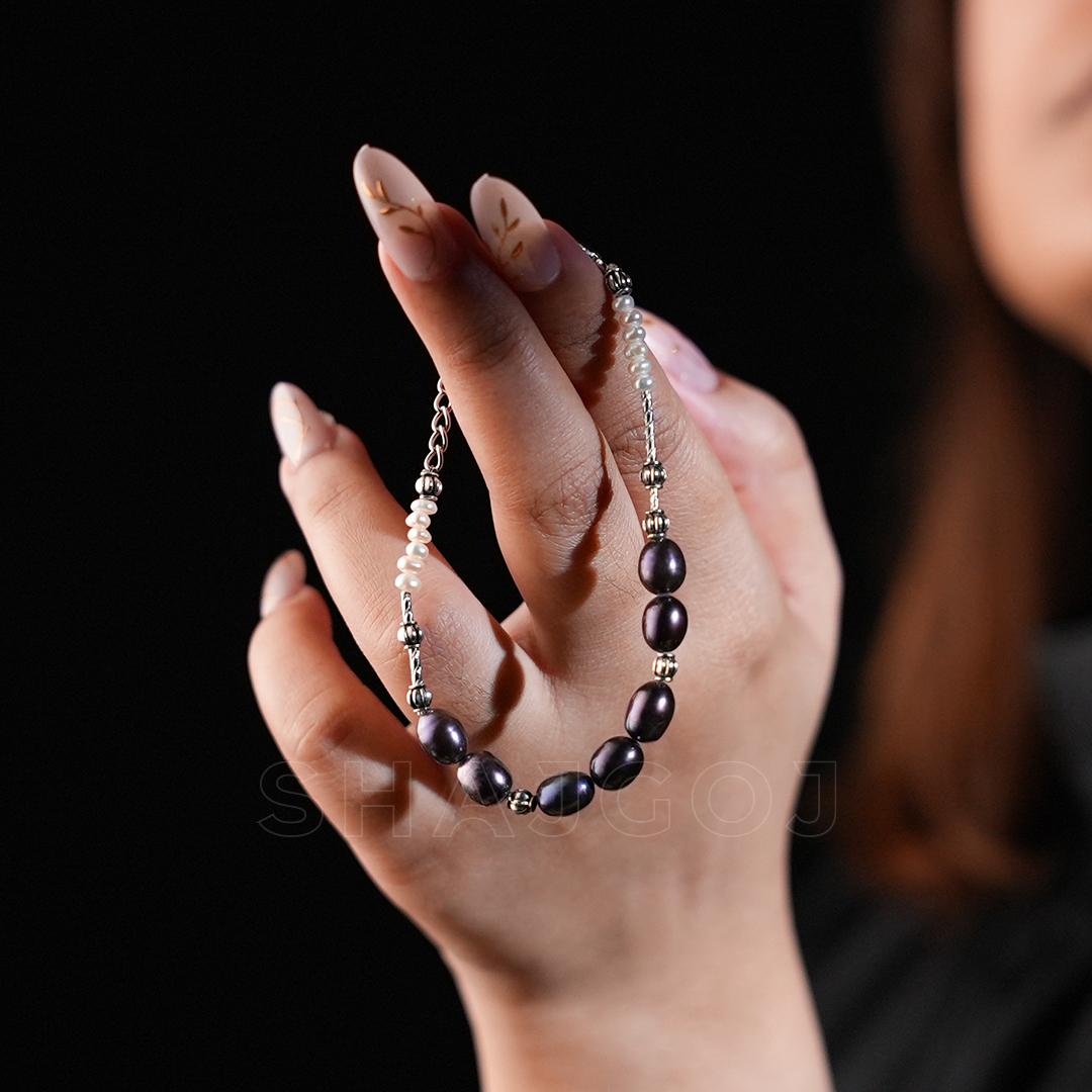 Peacock Pearl Bracelet – Shajgoj