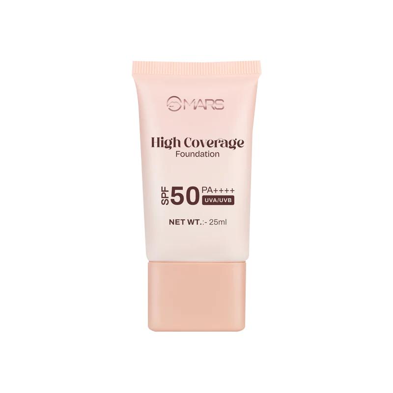 MARS High Coverage Foundation in a Tube SPF 50PA++++ UVA/UVB- 01 Ivory Glow – 25.0ml