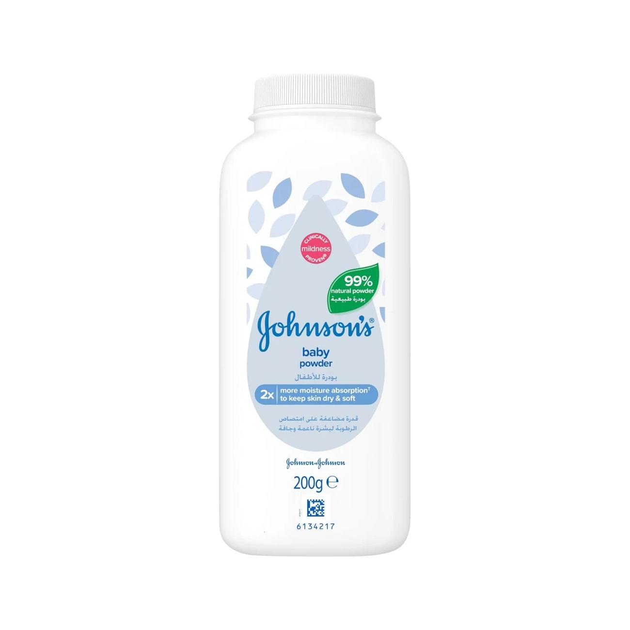 Johnsons Baby Powder Natural Plant Based 200 gm – Johnson & Johnson – 200gm