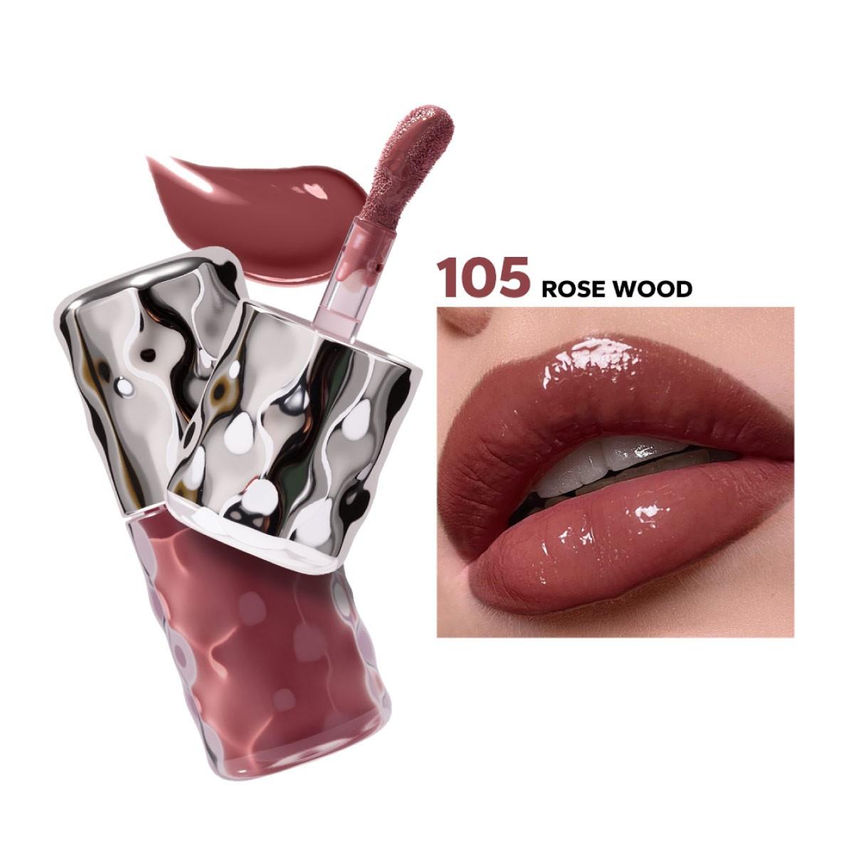 Beauty Glazed Volume Plumping Lip Gloss - 105 ROSEWOOD – 6gm