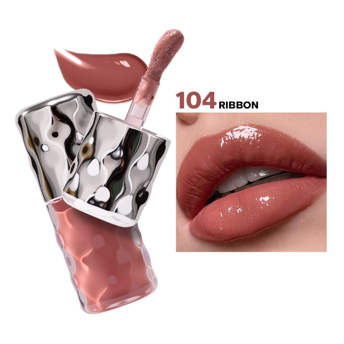 Beauty Glazed Volume Plumping Lip Gloss - 104 RIBBON – 6gm