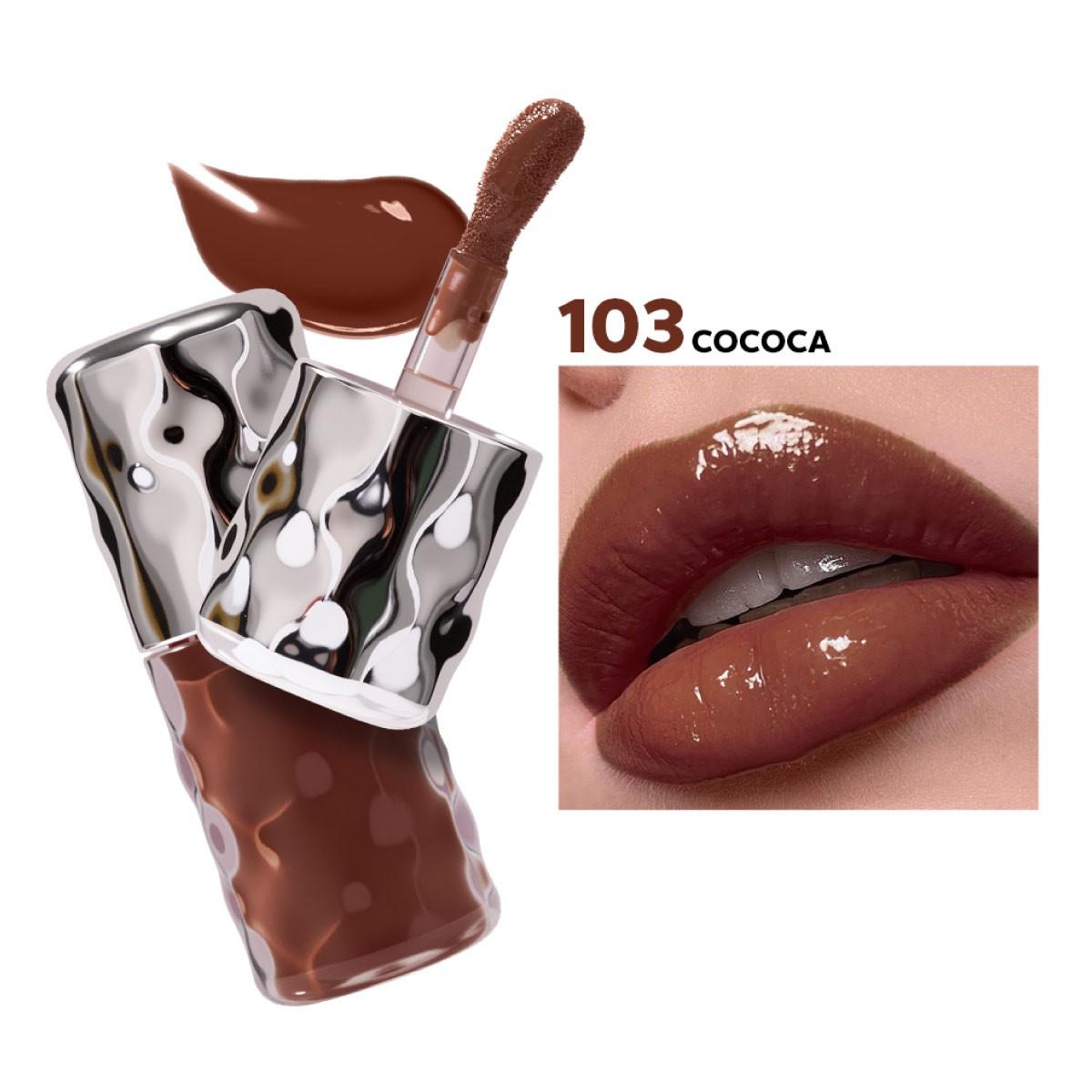 Beauty Glazed Volume Plumping Lip Gloss - 103 COCOCA – 6gm