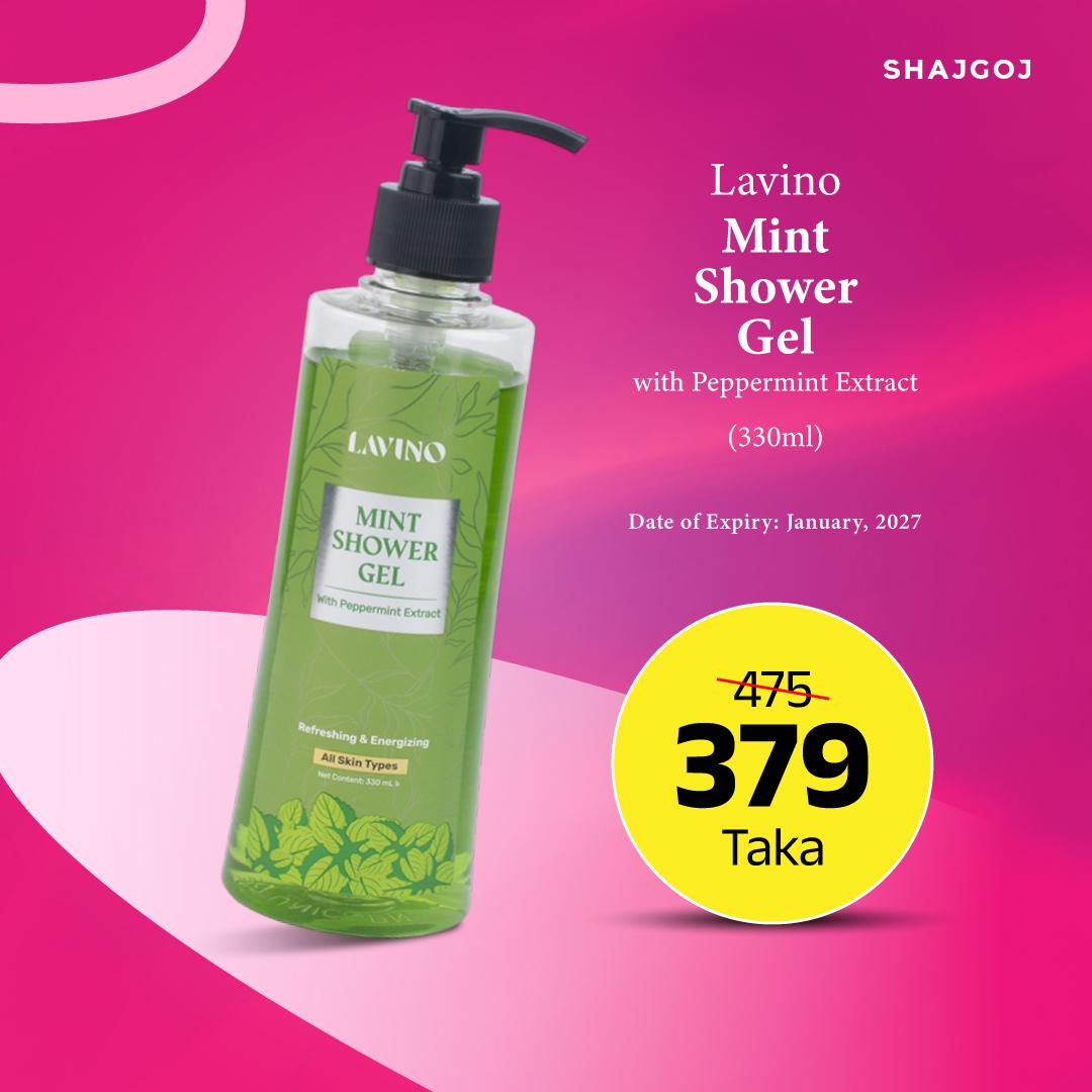 Lavino Mint Shower Gel - with Peppermint Extract – 330ml