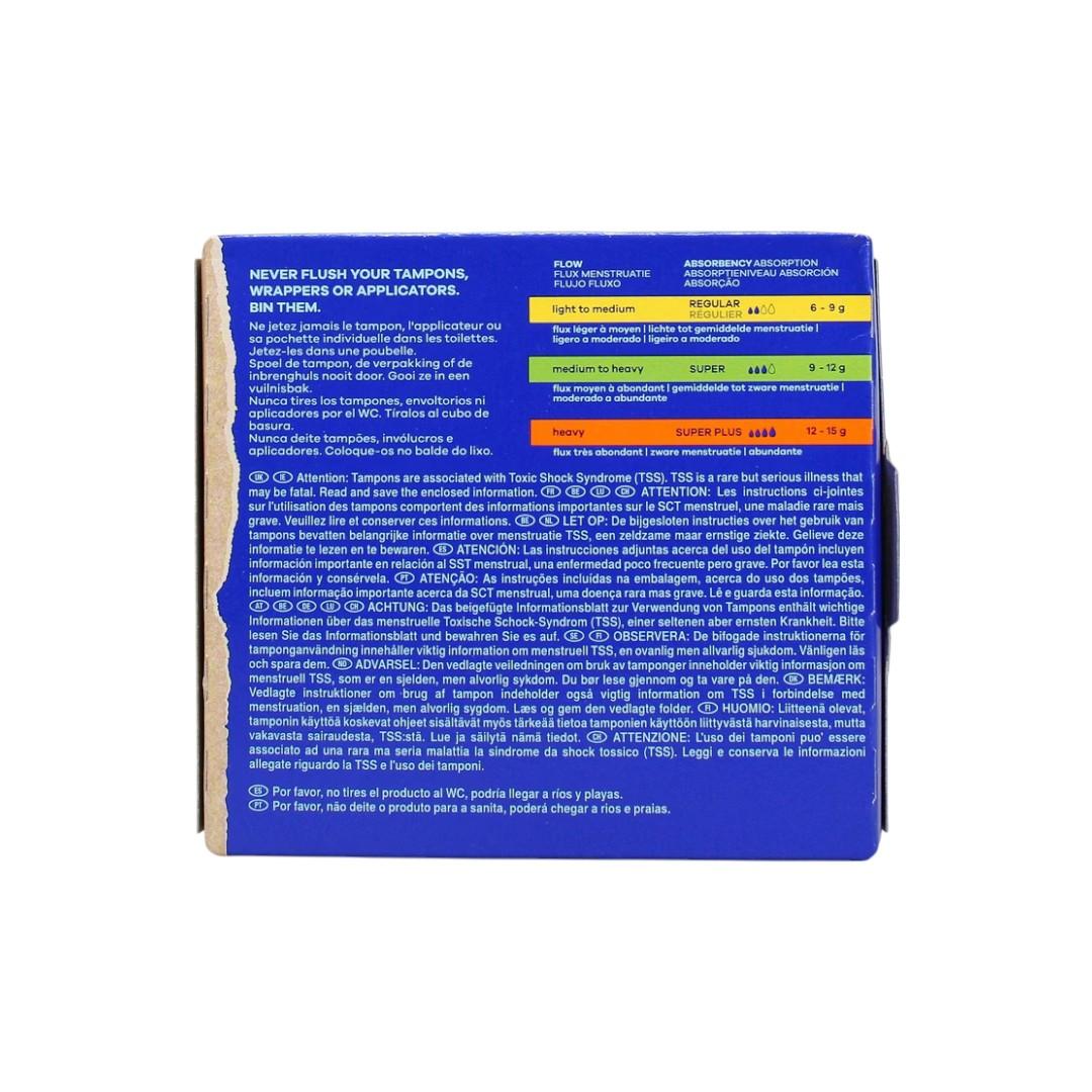 Tampax Non Plastic One Push Super Plus – Tampax Compak – 20 count