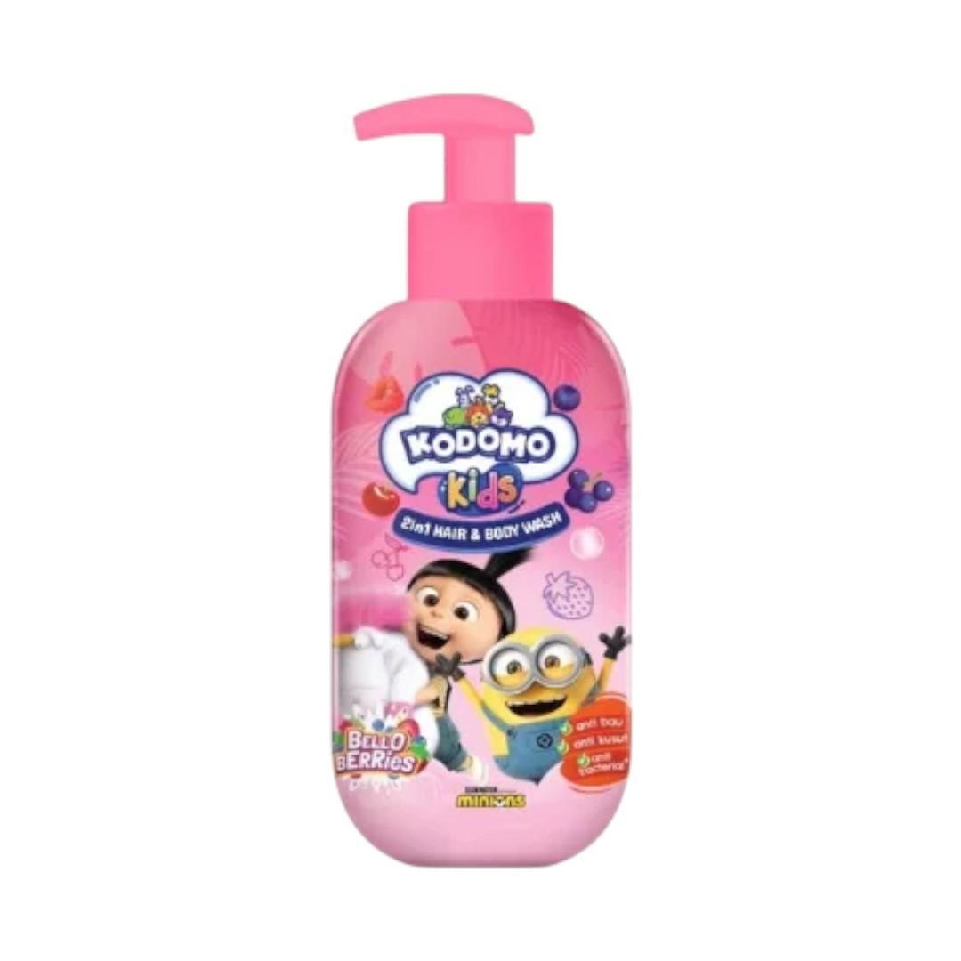 Kodomo Kids 2in1 Hair & Body Minions Bello Berries