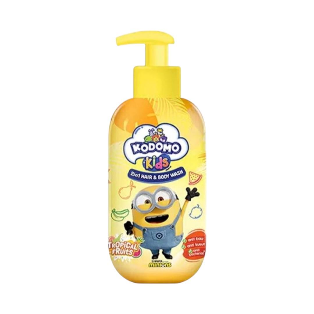 Kodomo Kids 2in1 Hair & Body Minion Tropical Fruits