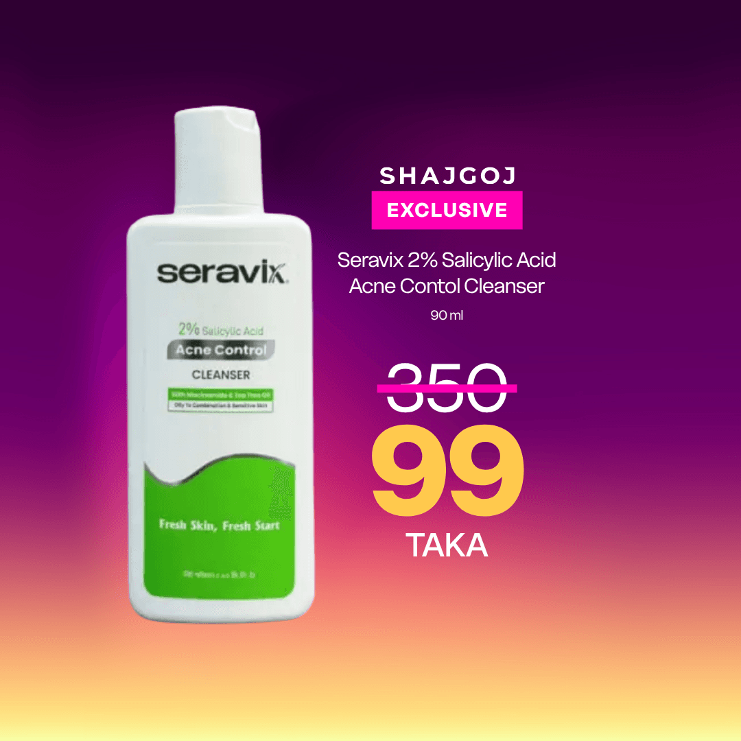 Seravix 2% Salicylic Acid Acne Contol Cleanser – 90.0ml