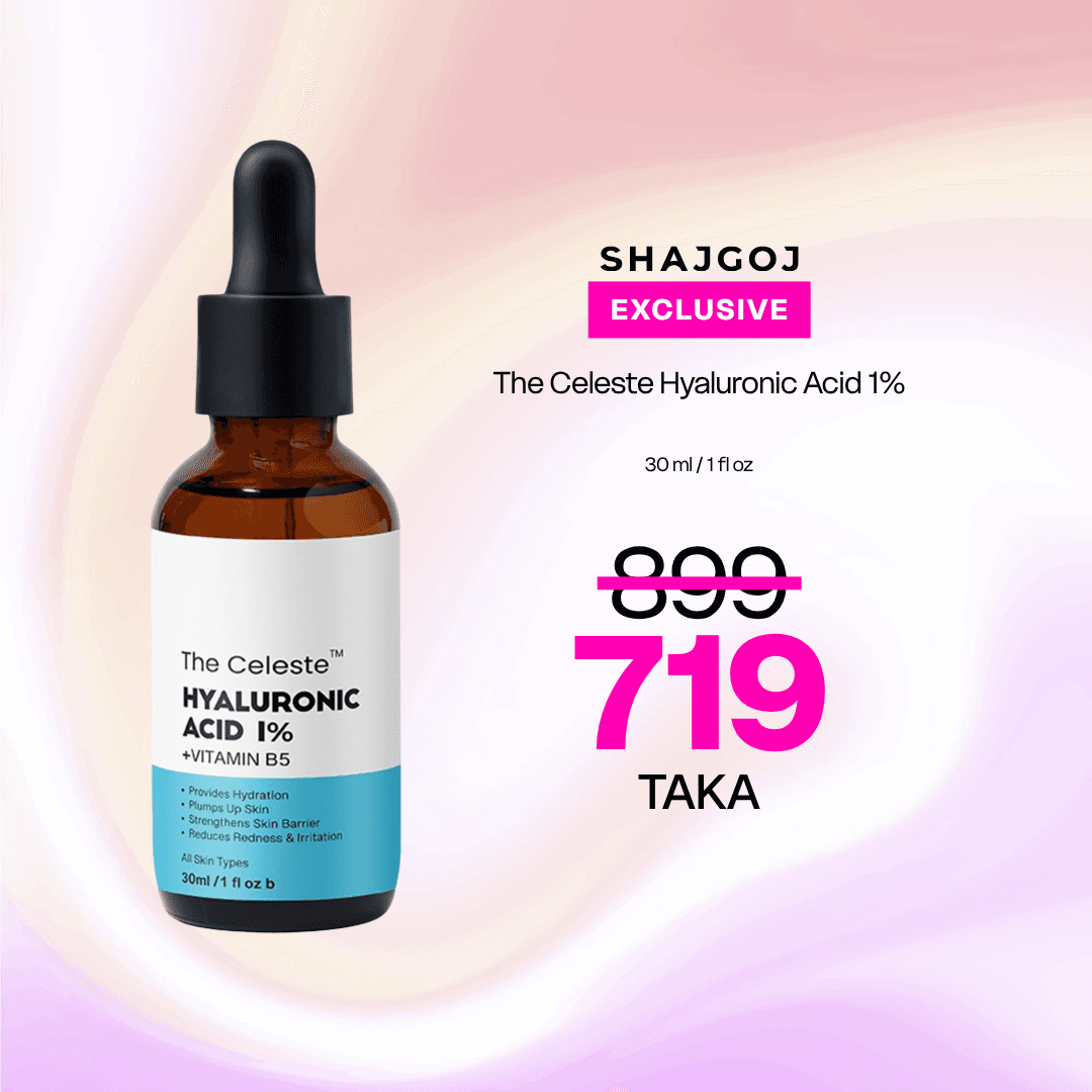 The Celeste Hyaluronic Acid 1% – 30 ml / 1 fl oz
