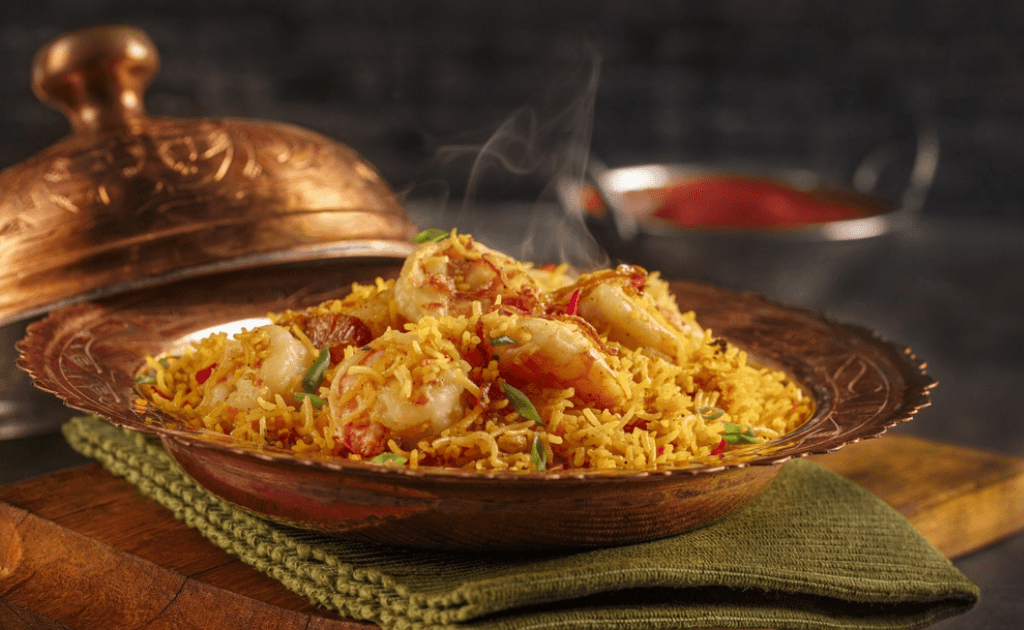 গলদা চিংড়ির বিরিয়ানি