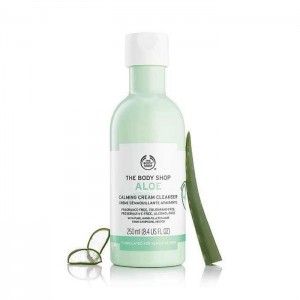 The Body Shop Aloe Calming Cream Cleanser-3511