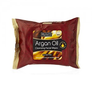 Beauty Formulas Argan Oil Cleansing Facial Wipes-0