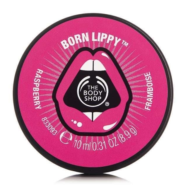 The Body Shop Born Lippy Pot Lip Balm - Raspberry-0