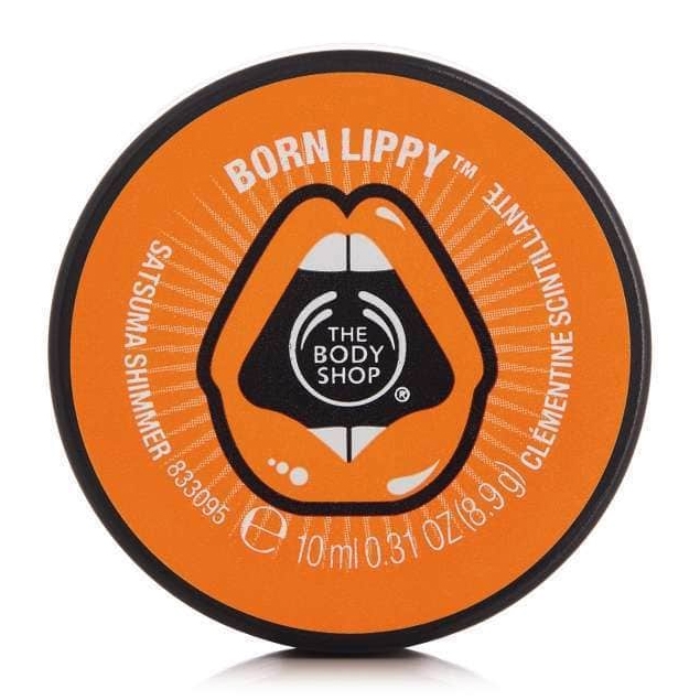 The Body Shop Born Lippy Pot Lip Balm – Satsuma Shimmer