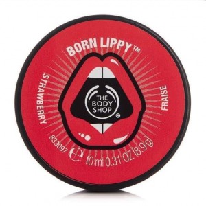 The Body Shop Born Lippy Pot Lip Balm - Strawberry-0