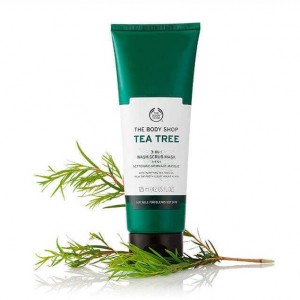 The Body Shop Tea Tree 3-in-1 Wash Scrub Mask-4568