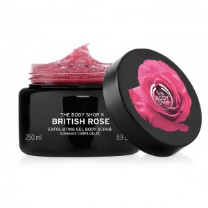The Body Shop British Rose Exfoliating Gel Body Scrub-6361