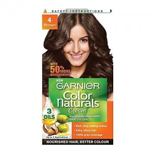 Garnier Color Naturals Shade 4 Brown 60ml + 50g-0