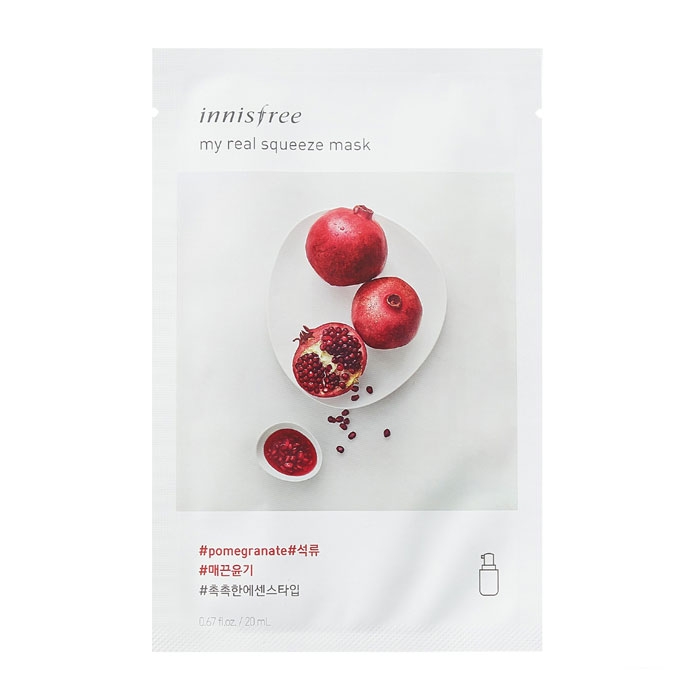 Innisfree My Real Squeeze Mask - Pomegranate-0