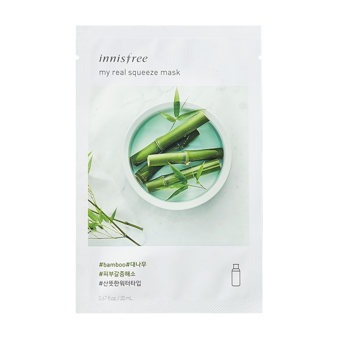 Innisfree My Real Squeeze Mask - Bamboo-0