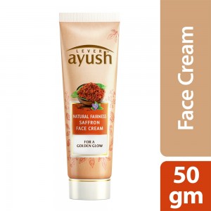 Lever Ayush Face Cream Natural Fairness Saffron -0