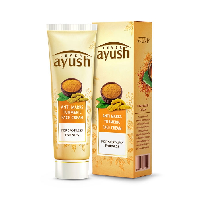 Lever Ayush Face Cream Anti Marks Turmeric -6712