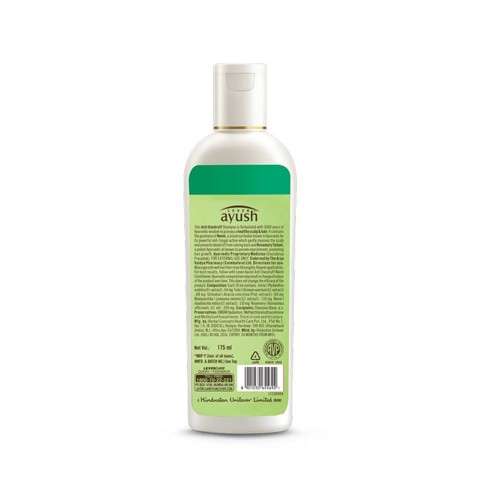 Lever Ayush Shampoo Anti Dandruff Neem -6728
