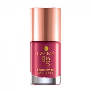 Lakme 9 to 5 Long Wear Nail Color - Berry Business -0