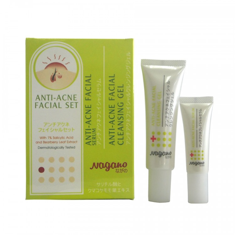 Nagano Anti-Acne Facial Set (Serum & Cleansing)-0