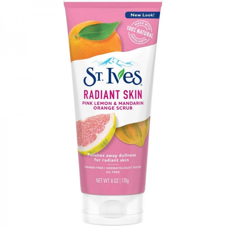 St. Ives Radiant Skin Pink Lemon and Mandarin Orange Face Scrub-0