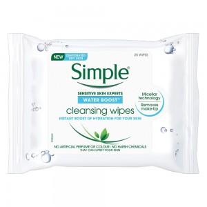 Simple Kind to Skin Cleansing Facial Wipes (25 Wipes)-0