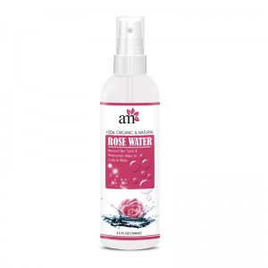 AromaMusk 100% Organic & Natural Premium Rose Water For Face & Skin-0