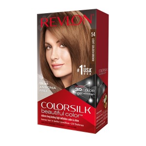 Revlon Hair Color Silk - 54 Light Golden Brown-0