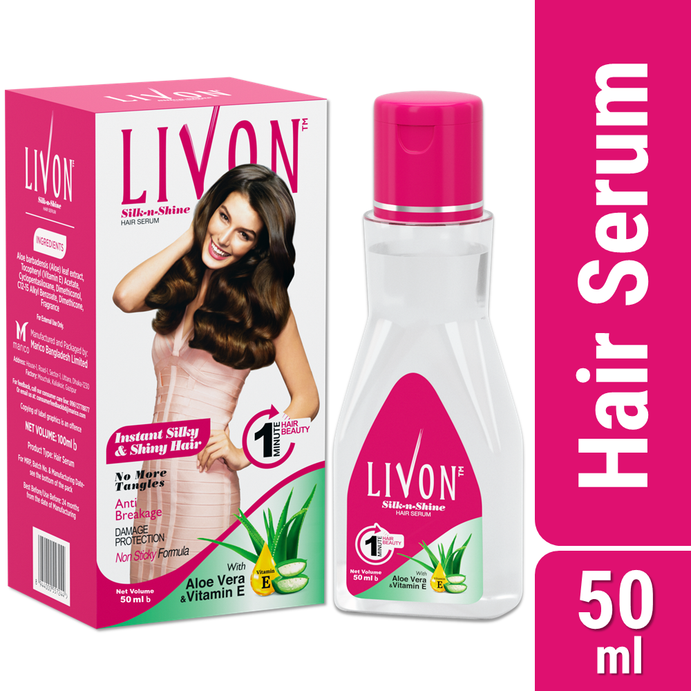 Livon Hair Serum 100 ml Pack of 2 with Syska Hair Dryer