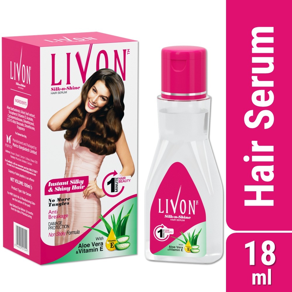 Order Livon Anti-Frizz Serum All Hair Types 50ml Online From Digital  Dukaan,kamareddy