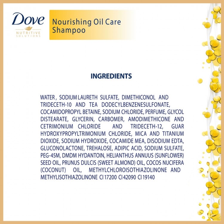 Dove Shampoo Nourishing Oil Care-8523